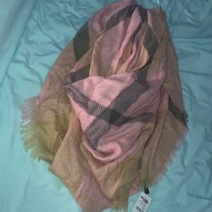Charlotte Russe Pink and Beige Scarf 🧣